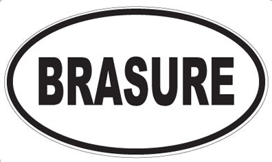 BRASURE - Oval Magnet