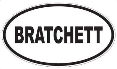 BRATCHETT - Oval Magnet