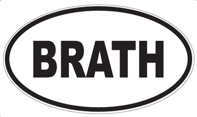 BRATH - Oval Magnet