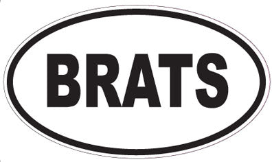 BRATS - Oval Magnet