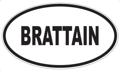 BRATTAIN - Oval Magnet
