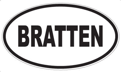 BRATTEN - Oval Magnet