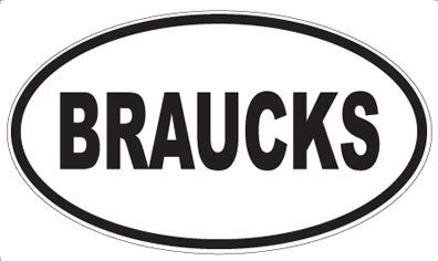 BRAUCKS - Oval Magnet