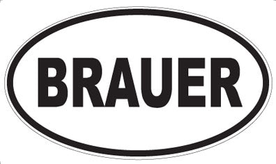 BRAUER - Oval Magnet