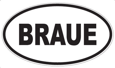 BRAUE - Oval Magnet