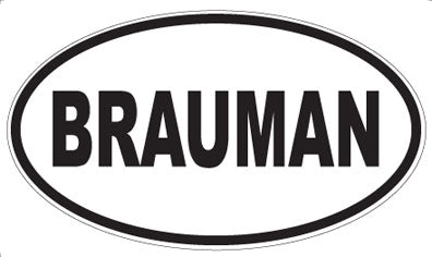BRAUMAN - Oval Magnet