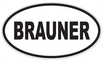 BRAUNER - Oval Magnet