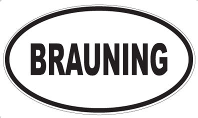 BRAUNING - Oval Magnet