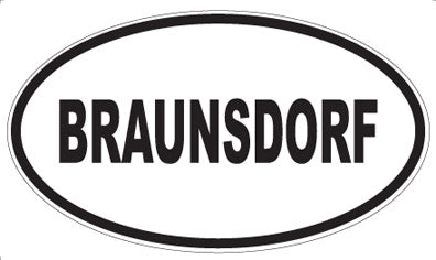 BRAUNSDORF - Oval Magnet