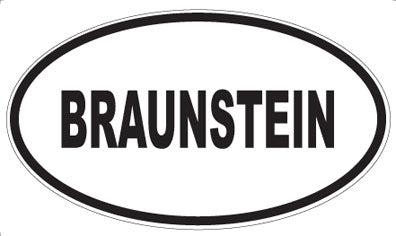 BRAUNSTEIN - Oval Magnet