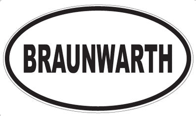 BRAUNWARTH - Oval Magnet