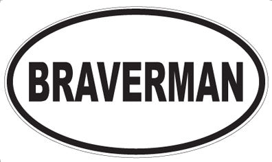 BRAVERMAN - Oval Magnet