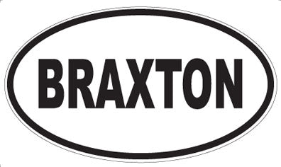 BRAXTON - Oval Magnet