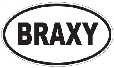 BRAXY - Oval Magnet