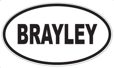 BRAYLEY - Oval Magnet