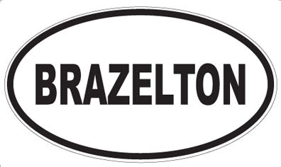 BRAZELTON - Oval Magnet