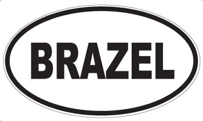 BRAZEL - Oval Magnet