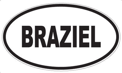 BRAZIEL - Oval Magnet