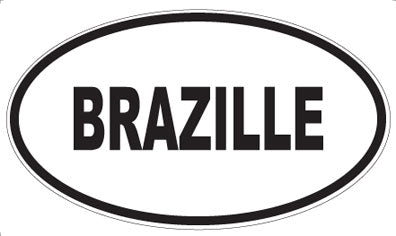 BRAZILLE - Oval Magnet