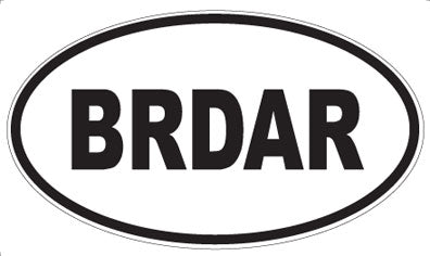 BRDAR - Oval Magnet