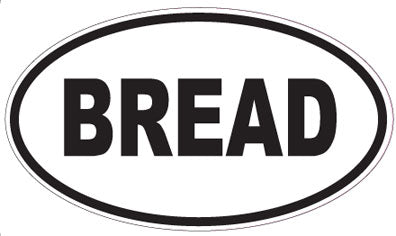 BREAD - Oval Sticker