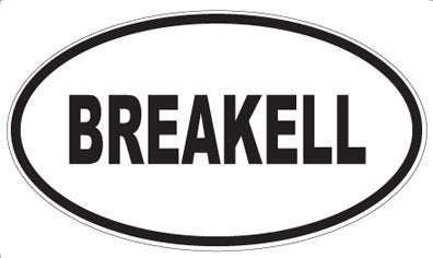 BREAKELL - Oval Magnet