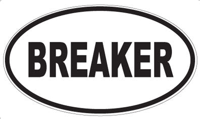 BREAKER - Oval Magnet