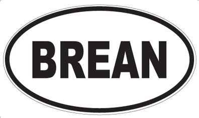 BREAN - Oval Magnet