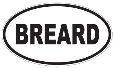 BREARD - Oval Magnet