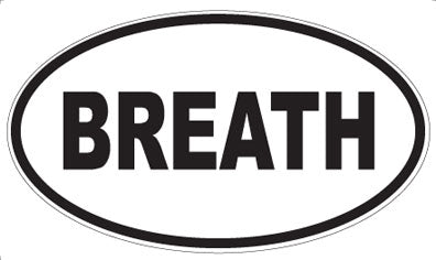 BREATH - Oval Magnet