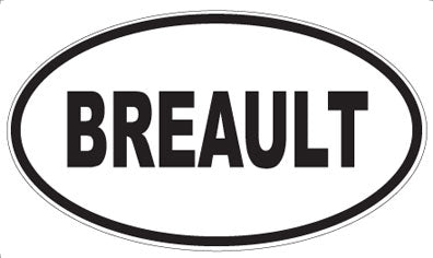 BREAULT - Oval Magnet