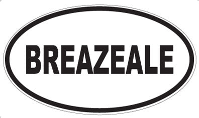 BREAZEALE - Oval Magnet