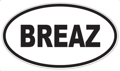 BREAZ - Oval Magnet