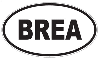 BREA - Oval Magnet