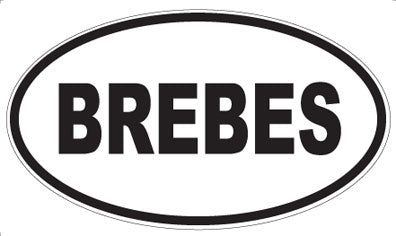 BREBES - Oval Magnet