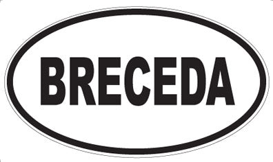 BRECEDA - Oval Magnet