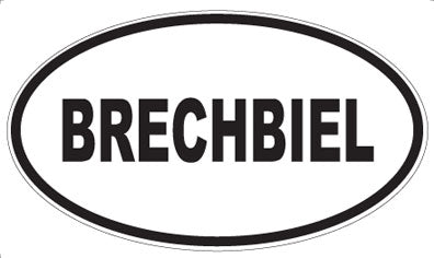 BRECHBIEL - Oval Magnet