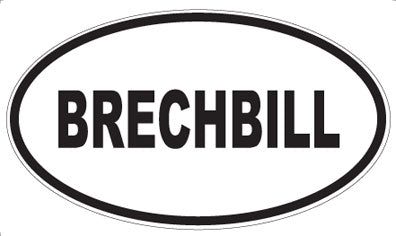 BRECHBILL - Oval Magnet