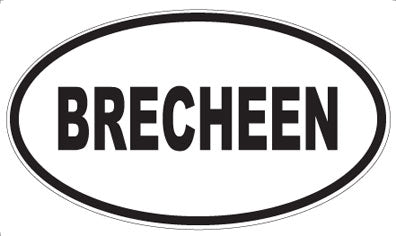 BRECHEEN - Oval Magnet