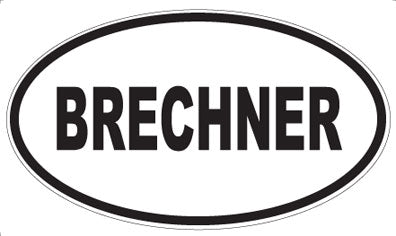 BRECHNER - Oval Magnet