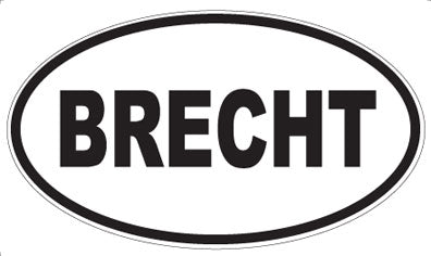 BRECHT - Oval Magnet