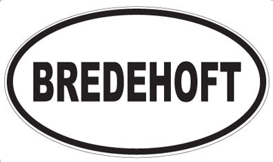 BREDEHOFT - Oval Magnet
