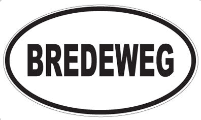 BREDEWEG - Oval Magnet