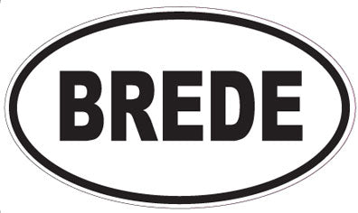 BREDE - Oval Magnet