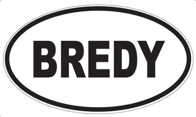 BREDY - Oval Magnet