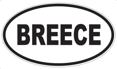 BREECE - Oval Magnet