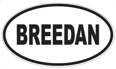 BREEDAN - Oval Magnet