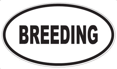 BREEDING - Oval Magnet