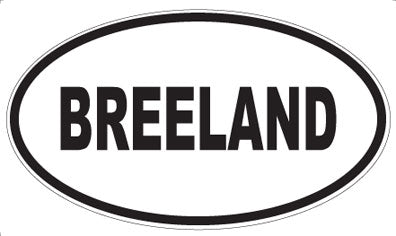 BREELAND - Oval Magnet
