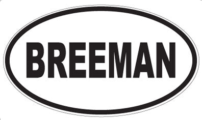 BREEMAN - Oval Magnet